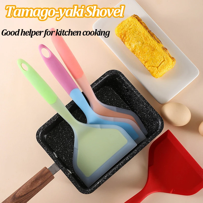 

Silicone Ware Cooking Utensils Spatula Beef Meat Egg Kitchen Scraper Wide Pizza Shovel Non-stick Spatula Kitchen Cooking Tools