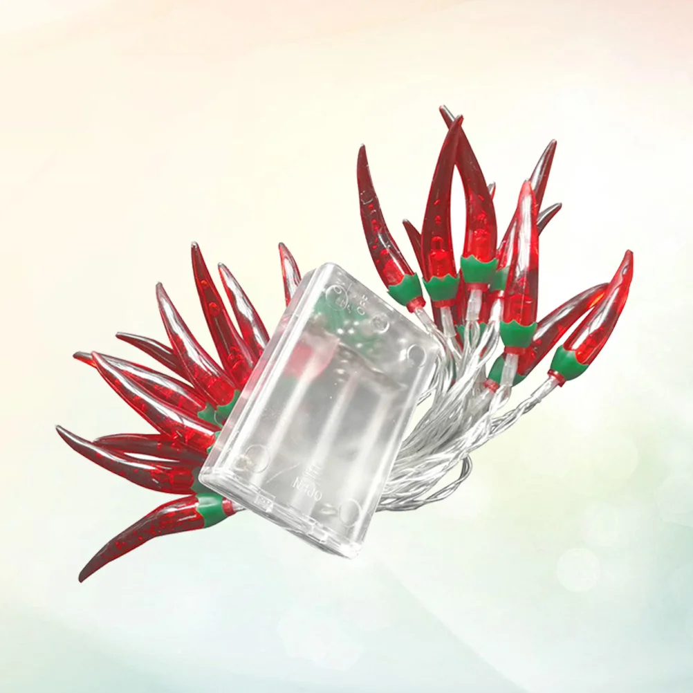 

Chili String Light Fashion Powered Red Pepper Light String Fairy Lighting Night Lamps for Deck Fence Patio Balcony