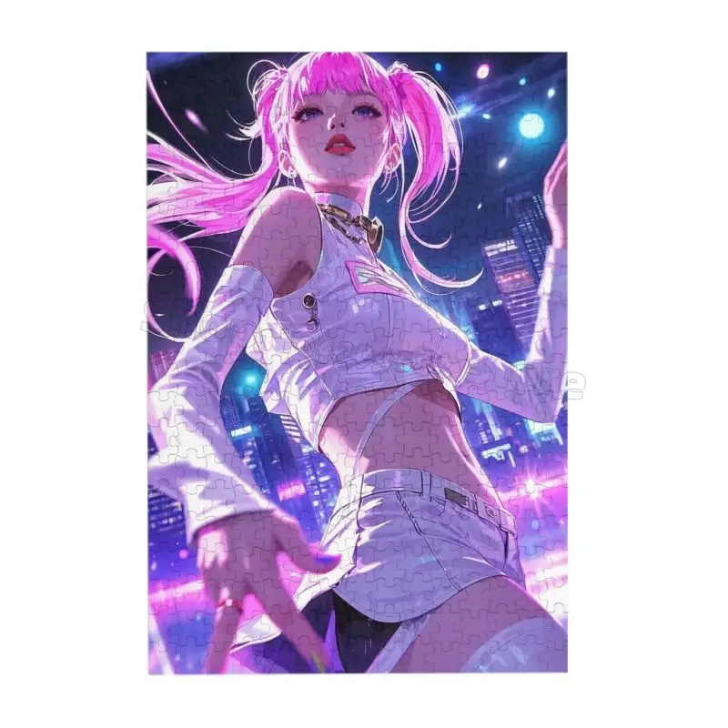 300/500/1000pcs Kpop Demon Hunters Wooden Puzzle Saja Boys