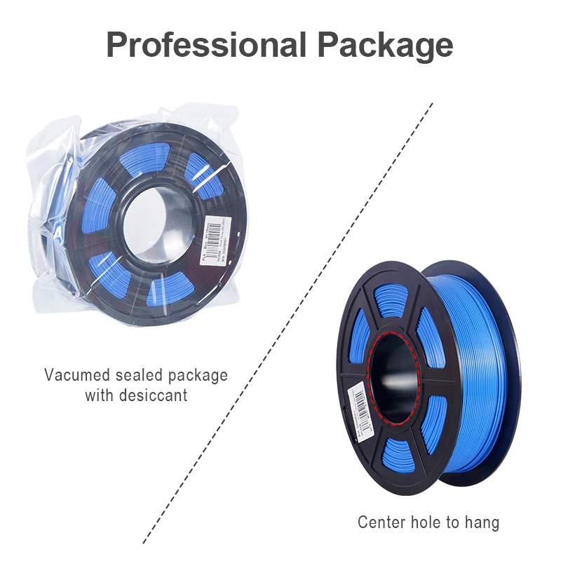 Kingroon-pla Petg Filamento para Impressora 3d Material de Impressão 3d Degradável Ecológico Plástico 1kg 1.75 mm 2.2lbs Alta Qualidade - Imagem 2