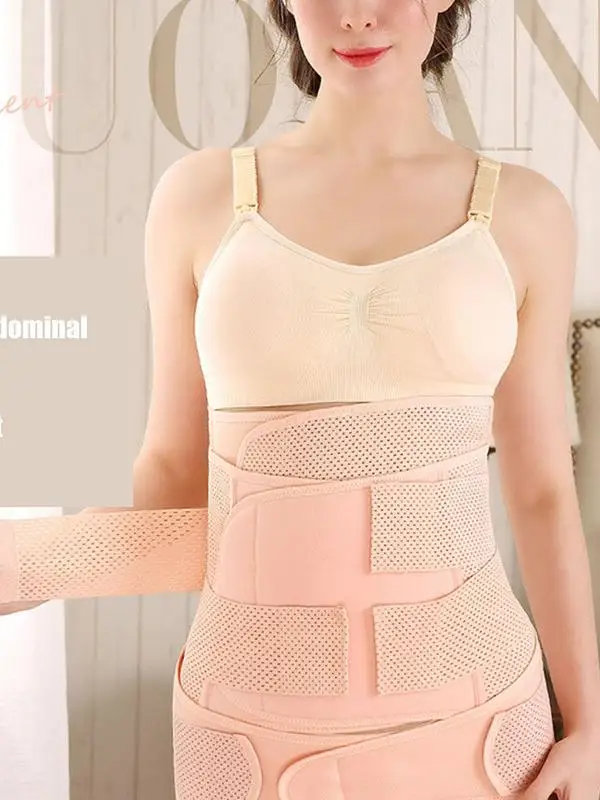 

3in1 Belly Abdomen Pelvis Postpartum Belt Body Recovery After Childbirth Waist Delivery After Waist Trainer Corset Support Belt