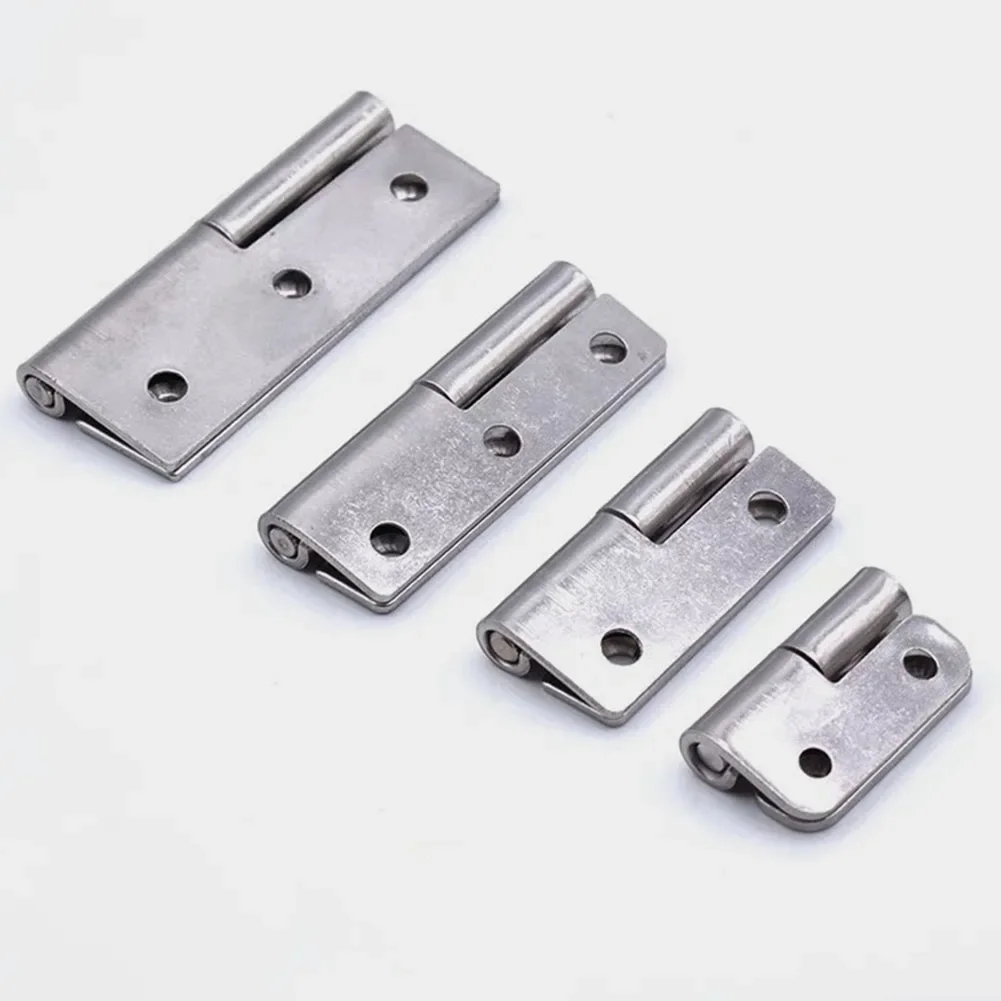 Detachable Hinge 2/2.5/3/4 Inch Stainless Steel Flag Shape Hinge For Aluminum Door Bathroom Slip Joint Removable Hardware stainless steel hinges door hinges