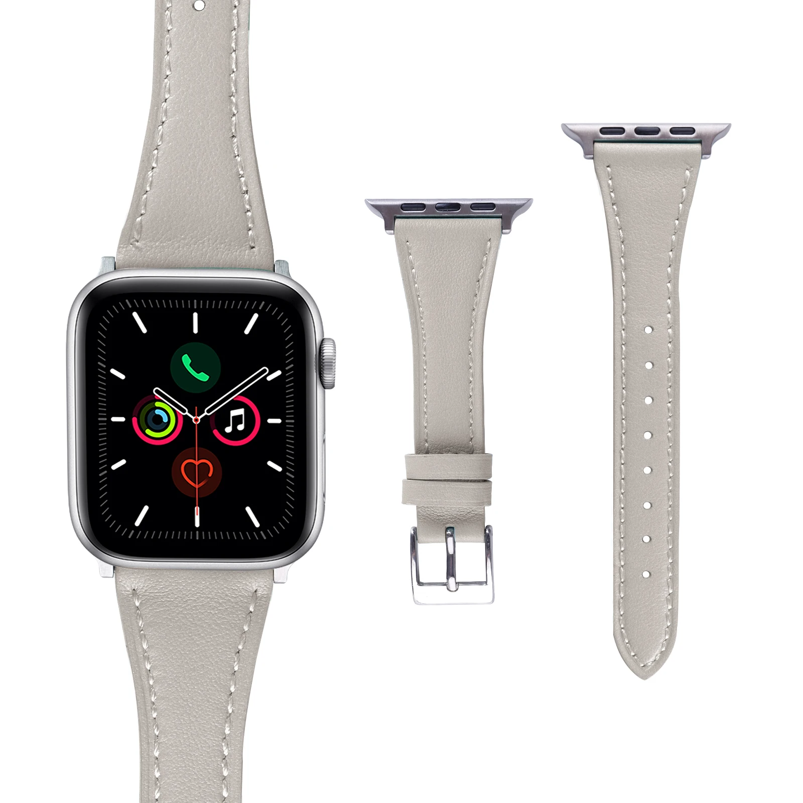 Women's Leather Loop Watch Band