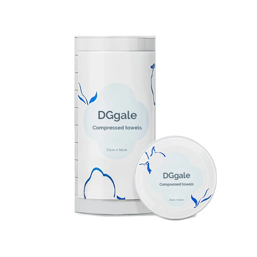 DGgale Compressed towels, PortableTowels for Camping Hiking Face Washing Toilet Reusable