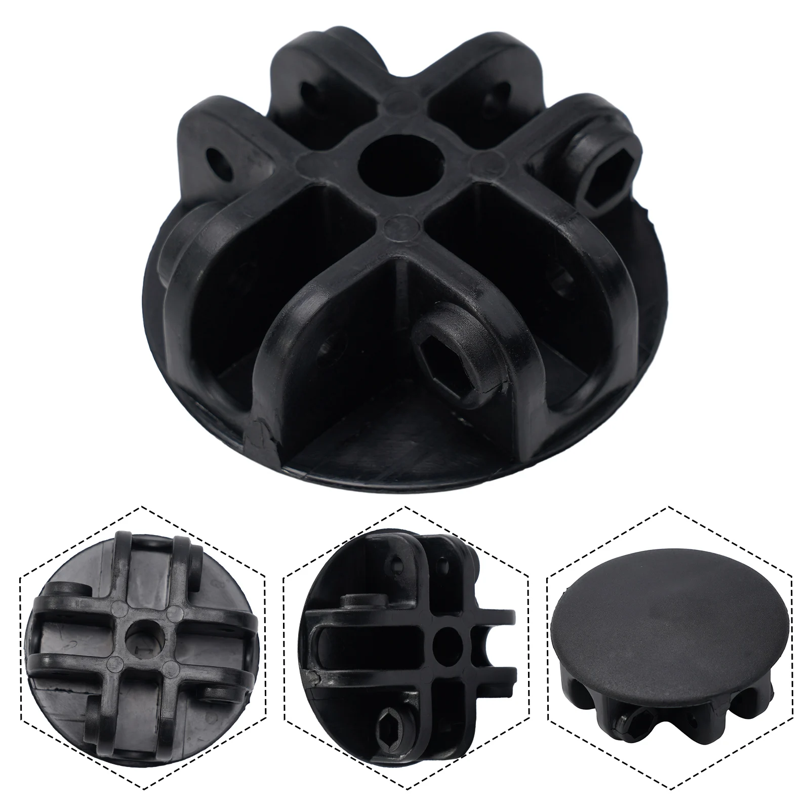 4-Way Roof Centre Bracket For Tent Gazebo Replacement Centre Connector Joint Block Bracket Pop-up Gazebo Spare Parts Sets