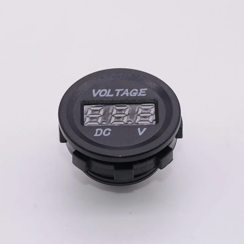 

Retrofit and install DC digital display car voltmeter car motorcycle battery LED voltmeter 12V-24V