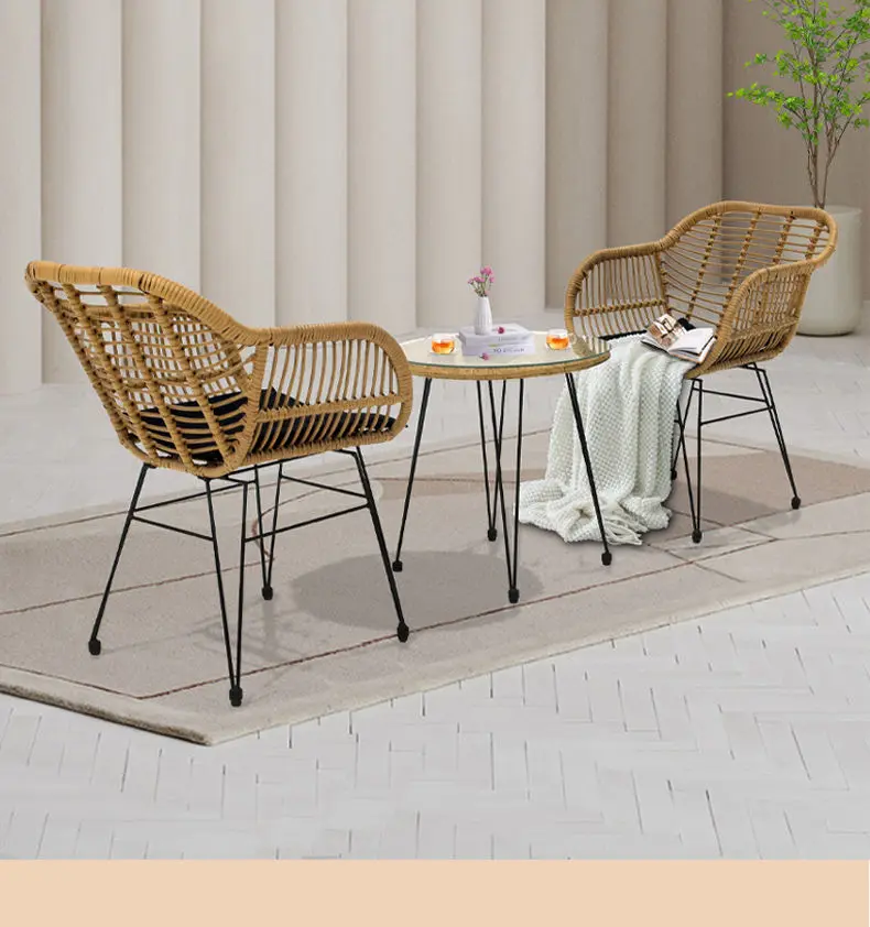 Lawn Chairs Portable Folding Stool Outdoor Terrace Long Garden Chair Plastic Set Patio Living Room Armchairs Rocking Furniture