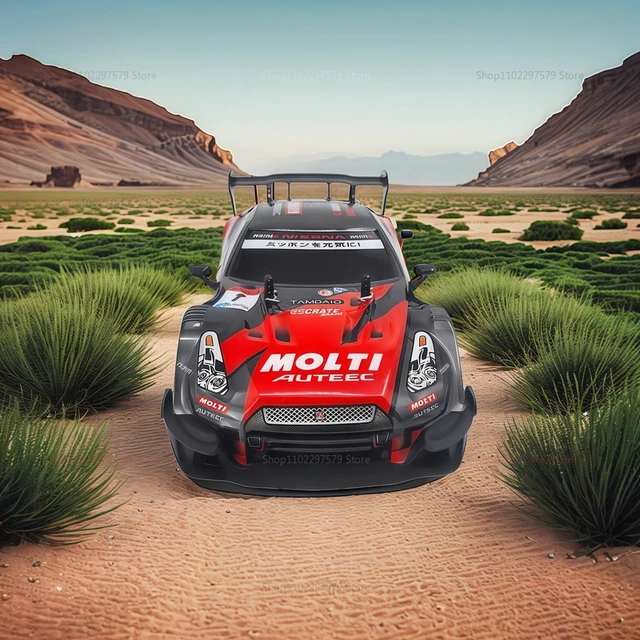 1:14 Scale Drift Car with 2.4G Remote Control for Racing and Stunts Remote Control GTR Model OffRoad Toy Car for Kids and Adults 2