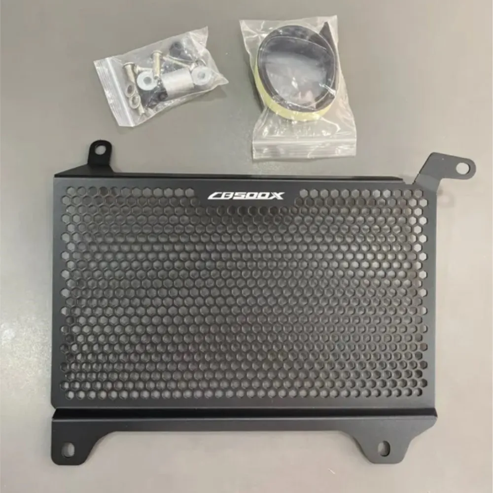 Griglia Protettiva Per Radiatore Honda CB500X 2022-2024 | In Alluminio Nero | Anti-Sassi E Danni - Foto 3