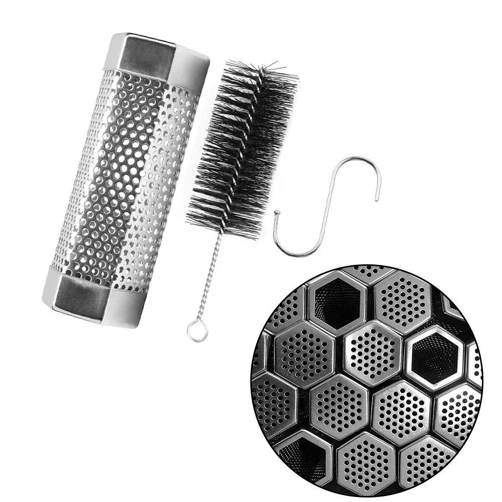 Upgrade Your BBQ Skills with a 6 Stainless Steel Pellet Smoke Tube Compatible with For electric Gas and Charcoal Grills