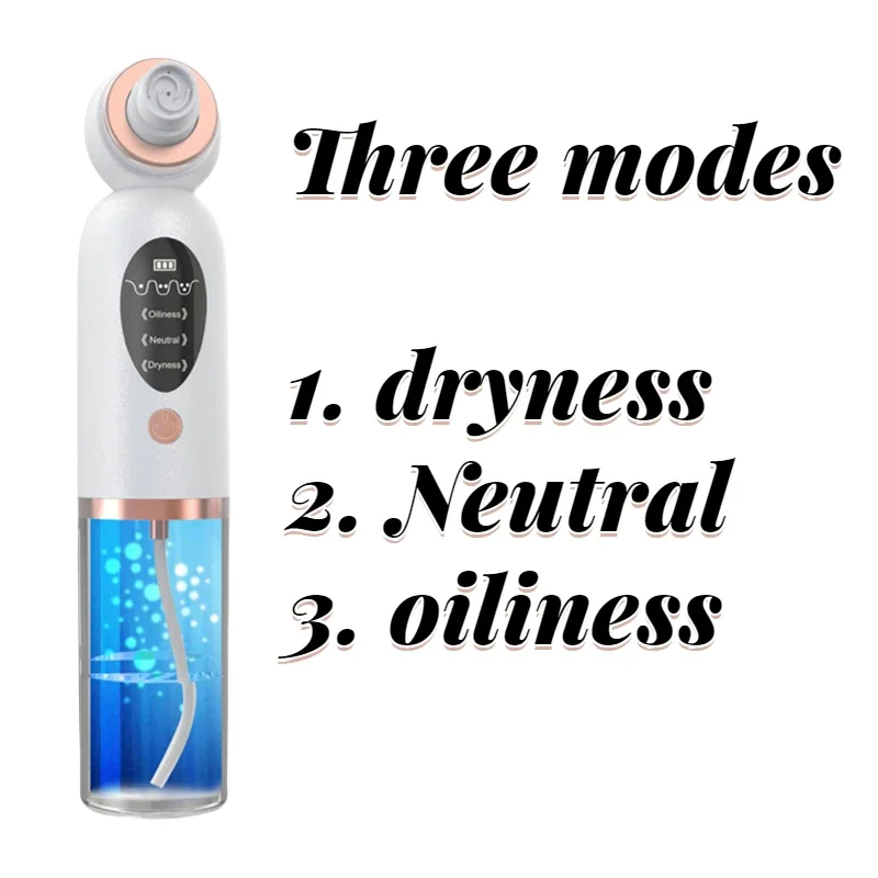 Multi-functional Blackhead Remover and Facial Cleansing Beauty Device with Electric Pore Vacuum and USB Rechargeable Design