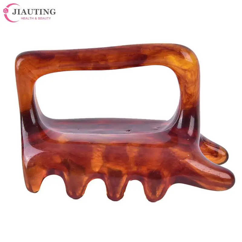 Resin Body Massage Spine Cervical Vertebra Physical Relax SPA Scraping Massager Promote Blood Circulation Pain Relief Back
