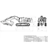SALE 1/14 LESU SK500LC RC Hydraulic Metal Excavator Unpainted Kit Radio Control Digger Model Light System ESC Servo Toy TH23146 6