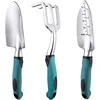 Garden Tool Set with Non-Slip Rubber Grip, Heavy Duty Garden Trowels, Cast-Aluminum Hand Shovels, 3 Pcs 1
