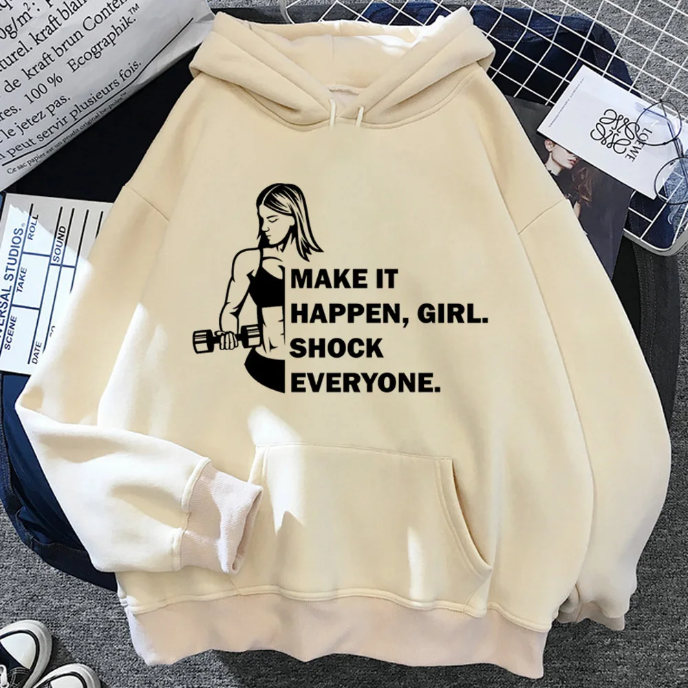 

Crossfit Fitness hoodies women sweat y2k funny y2k aesthetic harajuku sweater female Kawaii pulls