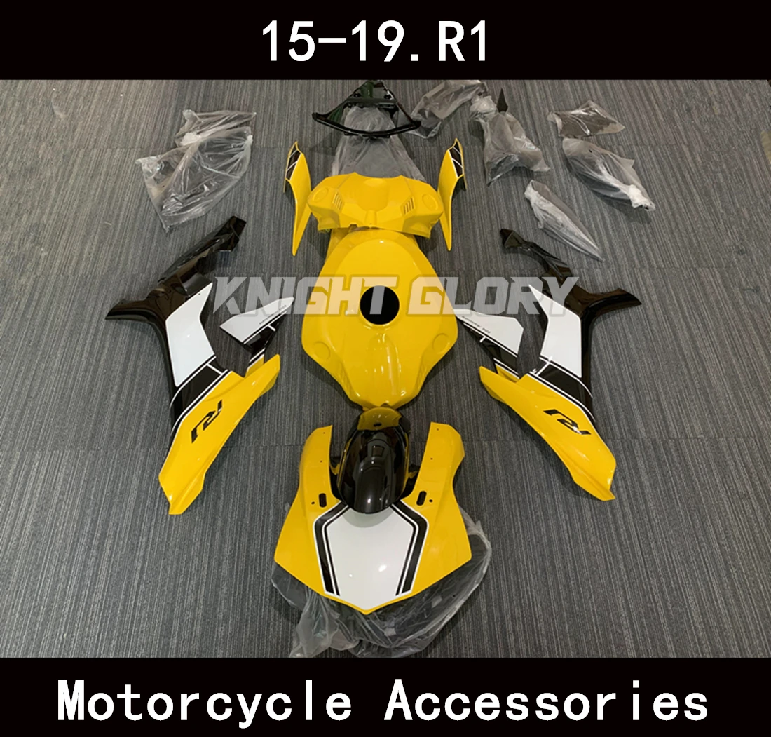 

Suitable for YZF-R1 YZF R1 2015 2016 2017 2018 2019 Motorcycle Shell Fairing Spoiler Bodywork Set RN321 RN49