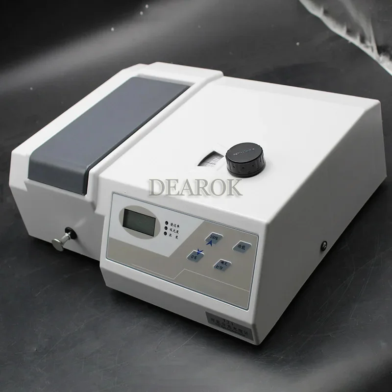 721 Visible Spectrophotometer Wavelength Range 350-1020nm UV Tester Spectrometer Bandwidth 6nm High Precision Light Meter