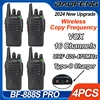 4PCS New Upgrade Baofeng BF-888S Pro Walkie Talkie Long Range Wireless Copy Frequency Type-C Portable Ham 2Way Radio For Hunting 1