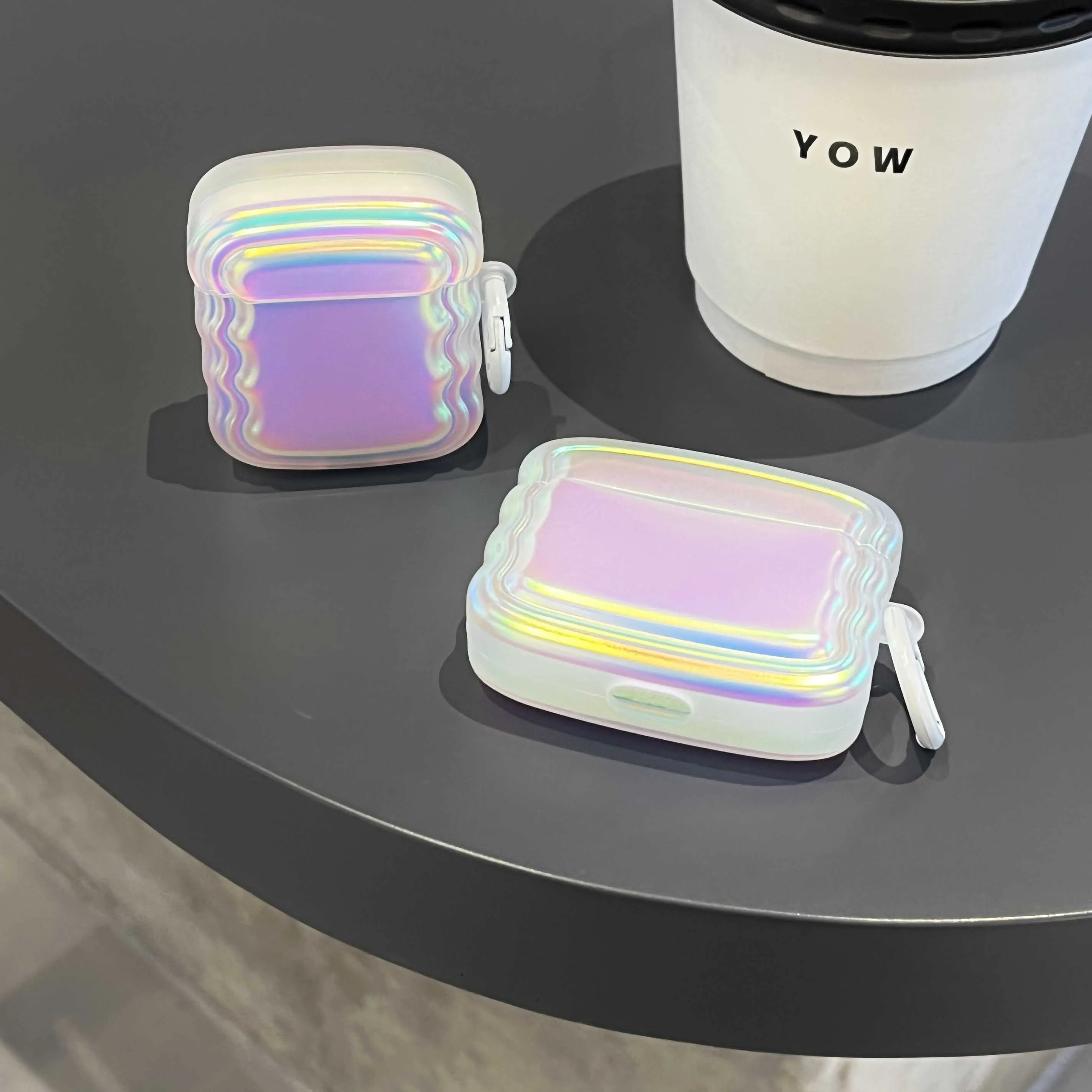 Laser Aurora Soft Wave Case for AirPods