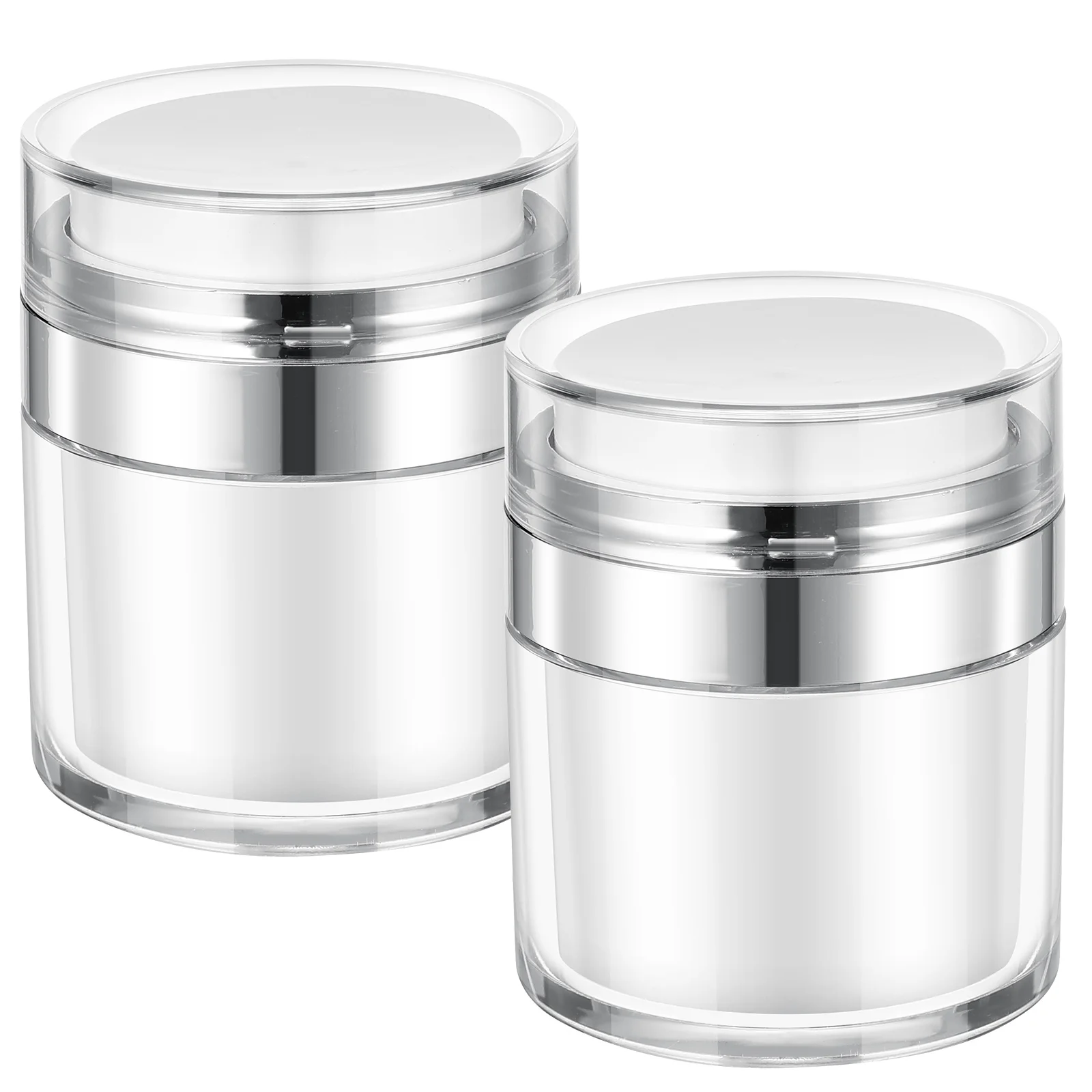 

Practical Airless Pump Bottles Empty Lotion Bottles Facial Travel Toiletries Containers