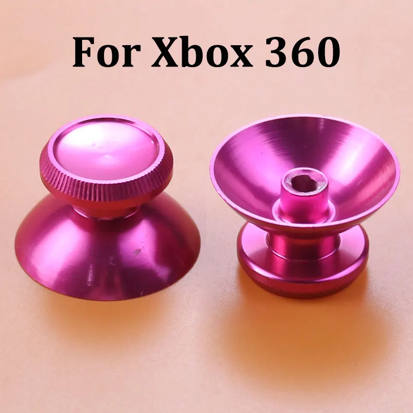 2 stücke Aluminium Metall Pilz Abdeckung Analog Thumb-Stick Grip Joystick Kappe Für PS5 Xbox 360 Controller Gamepad Rocker Caps – Detail 8