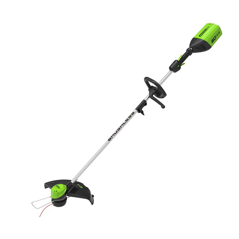 Battery Trimmer Greenworks Gd60lt 60v Without Battery And Memory