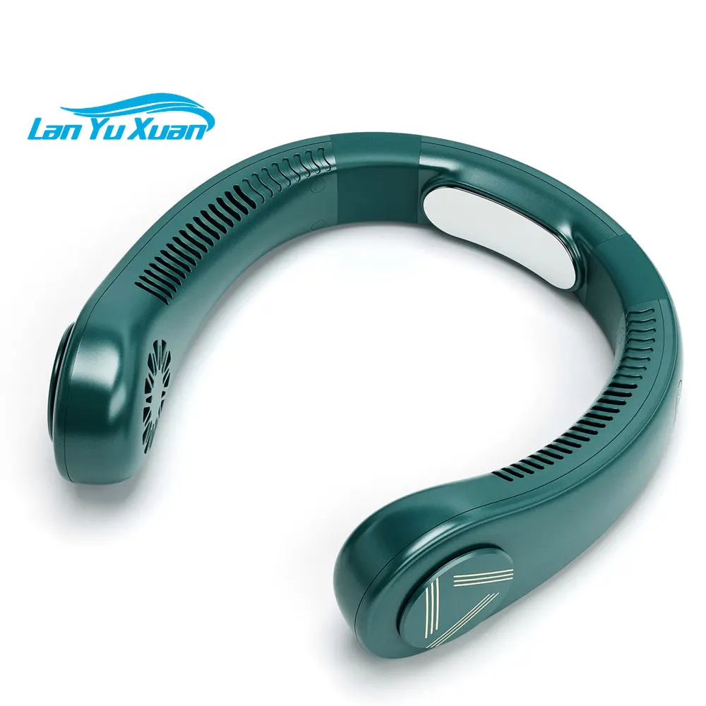 4000mAh Rechargeable semiconductor refrigeration portable air conditioner with strong wind J01 Neck Cooling Fan