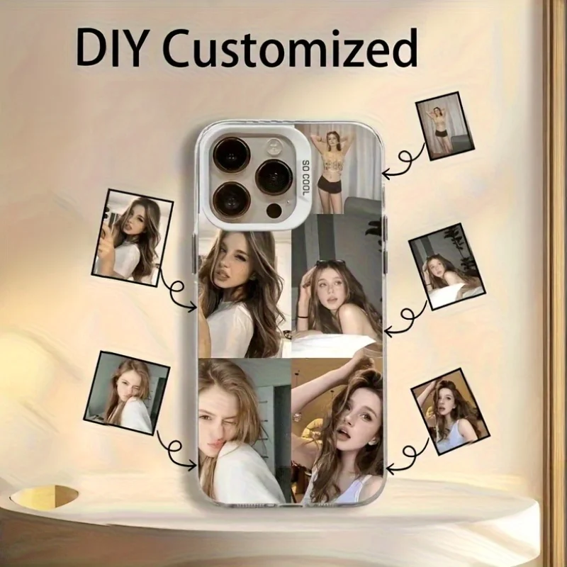 Personalization Custom Multi Photo IMD Phone Case For iPhone 16 15 14 13 12 11 Pro Xs Max X XR Mini 16e 7 8 Plus SE 2020 2022 5