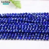 100% Natural Lapis Lazuli 2mm/3mm Faceted Loose Beads For Jewelry Making Bracelet Necklace Accessories 15'' 3