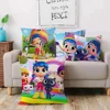 True and The Rainbow Kingdom Pillow Covers Cartoon Sofa Decorative Home Double-sided Printing Short Plush Cute Cushion Cover 2