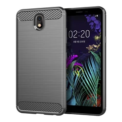 Custodia in silicone opaca di lusso con design in fibra di carbonio - Cover protettiva elegante