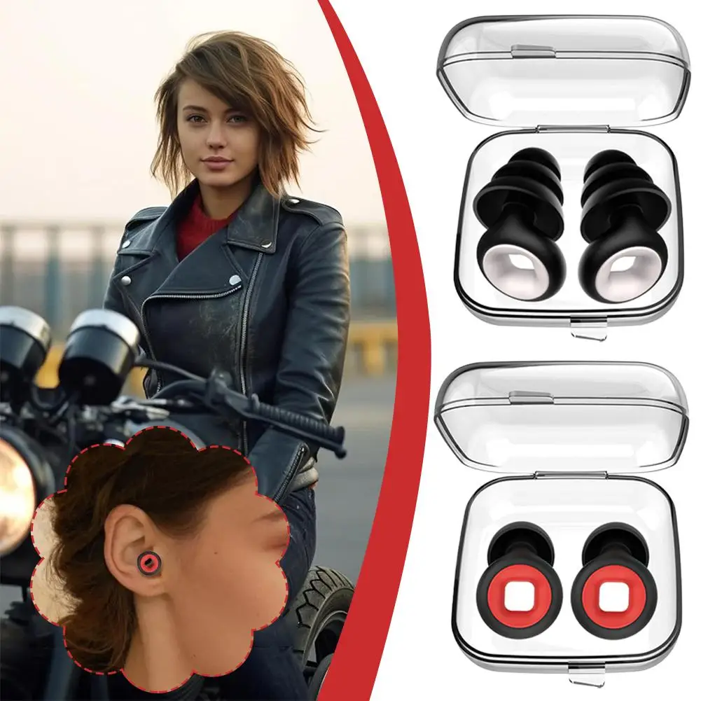 Silicone Noise Reducing Earplugs for Swimming and Sleeping