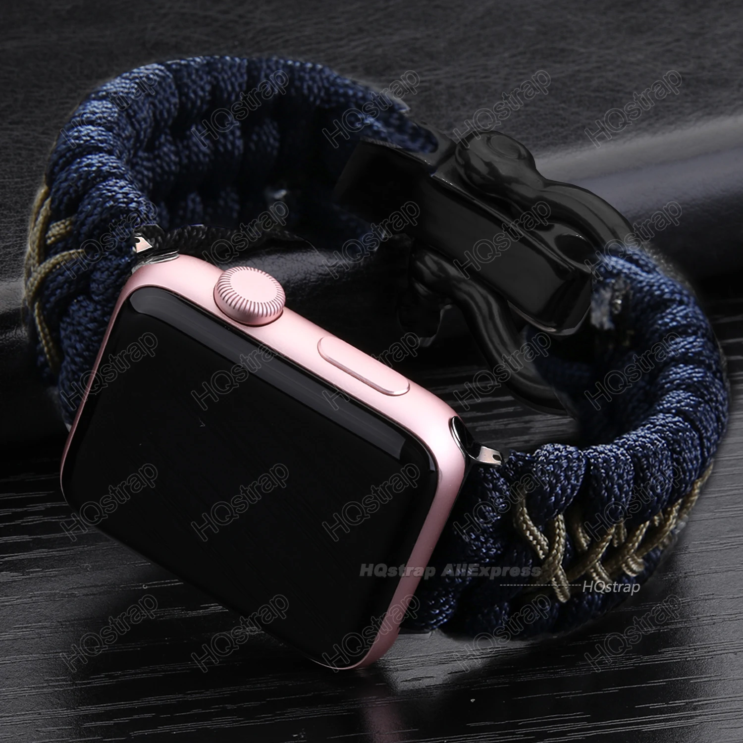 MONSTER PARACORD☆Applewatchバンド 45mm（Braided Strap Apple Watch 