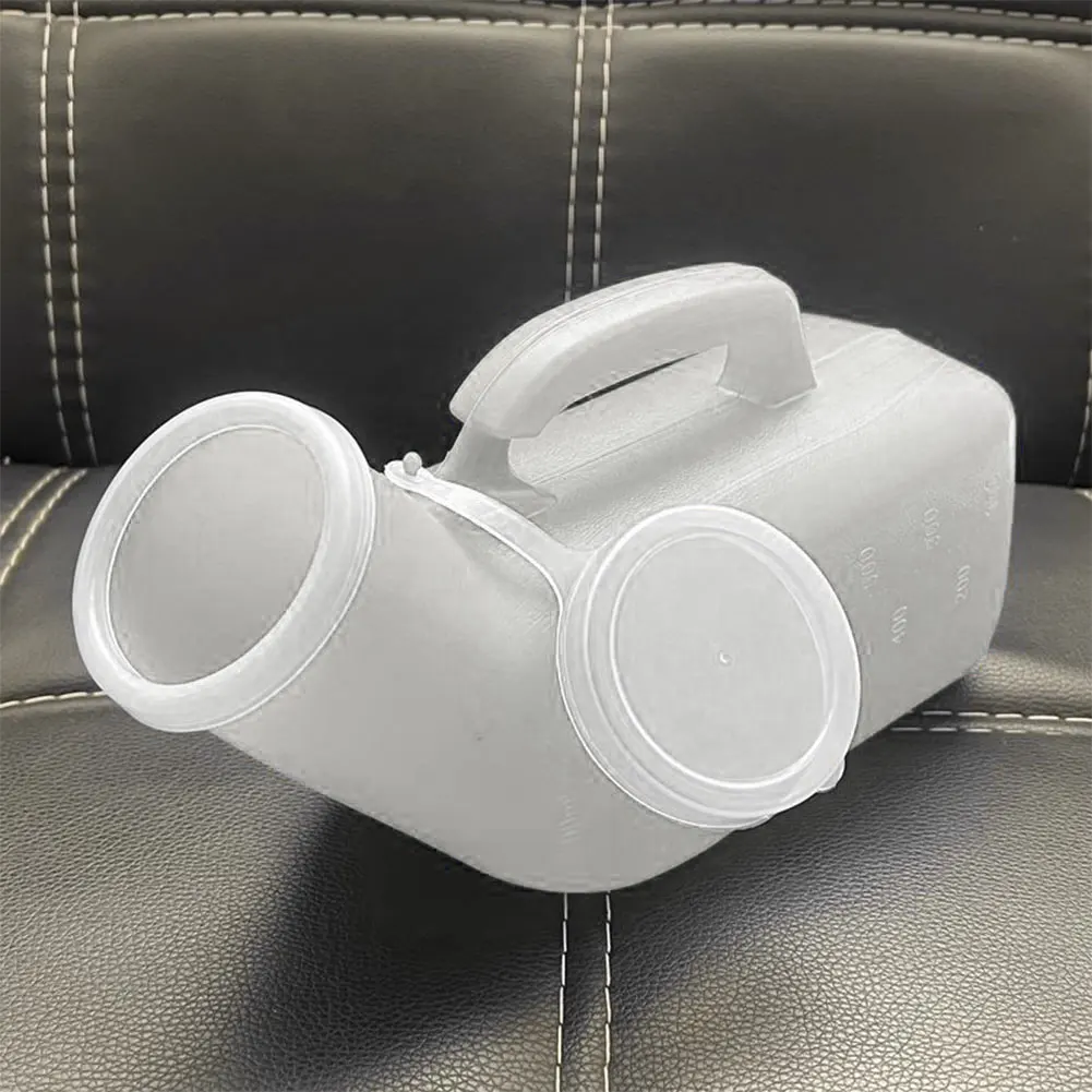 Description Picture 5 of item1200ml Urinals for Men Spill Proof Pee Bottle Plastic Mens Bedpan Bottle with Lid for Car Elderly and Incontinence