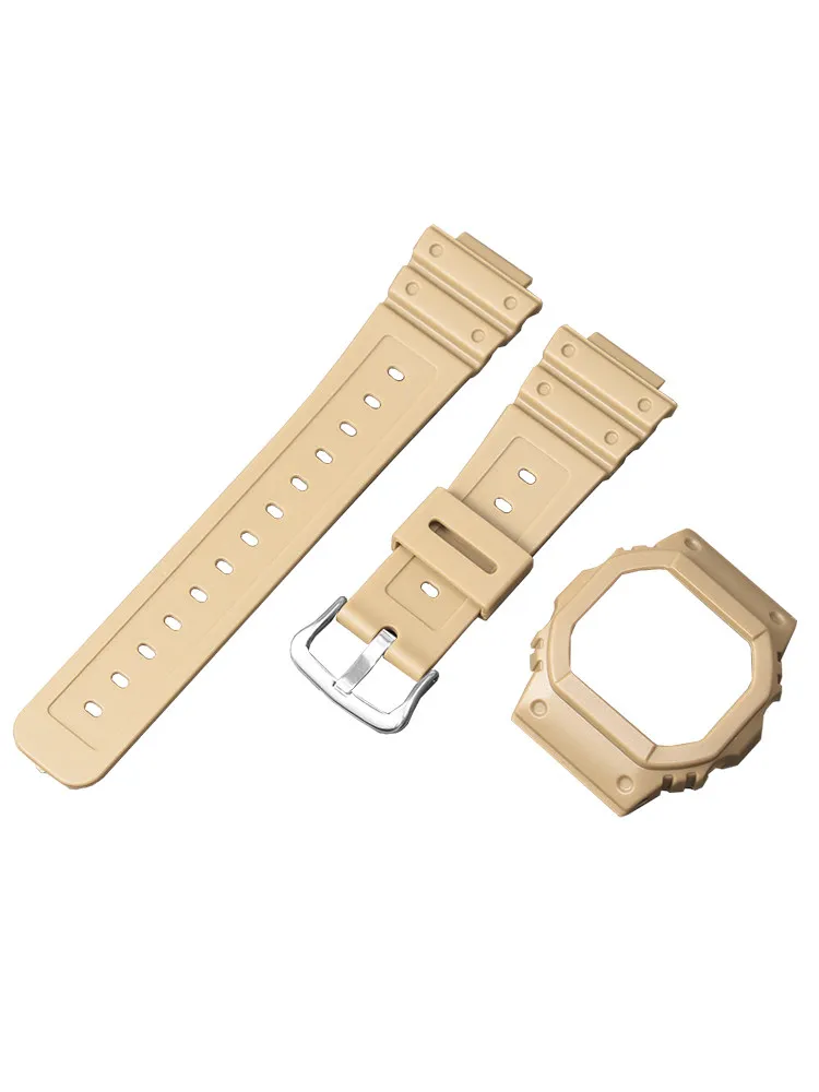 Silicone Watch Strap for Men - Small Square Design