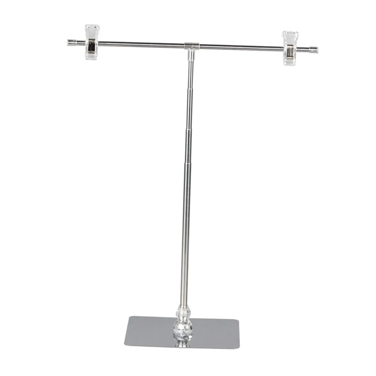 Adjustable Poster Stand T Sign Menu Holder Stainless Steel Advertisement Rack Banner Stand Floorstanding for Store Counter Bars