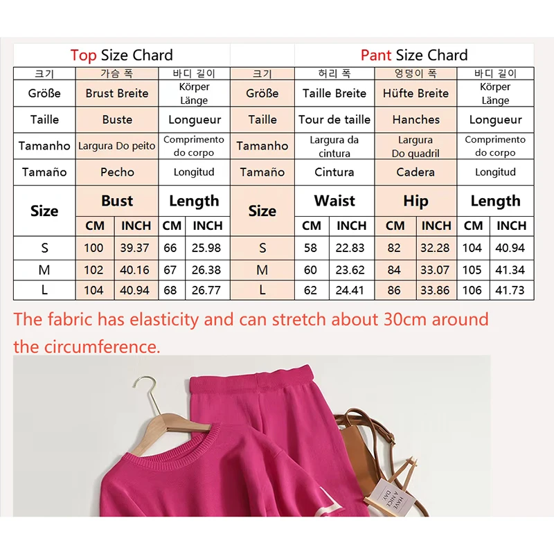 Elegant O-neck Side Slit Pullover Short Sleeve Wide Leg Pants 2-pieces New In Sets Women Solid Casual Sweatshirt Spring Summer 6