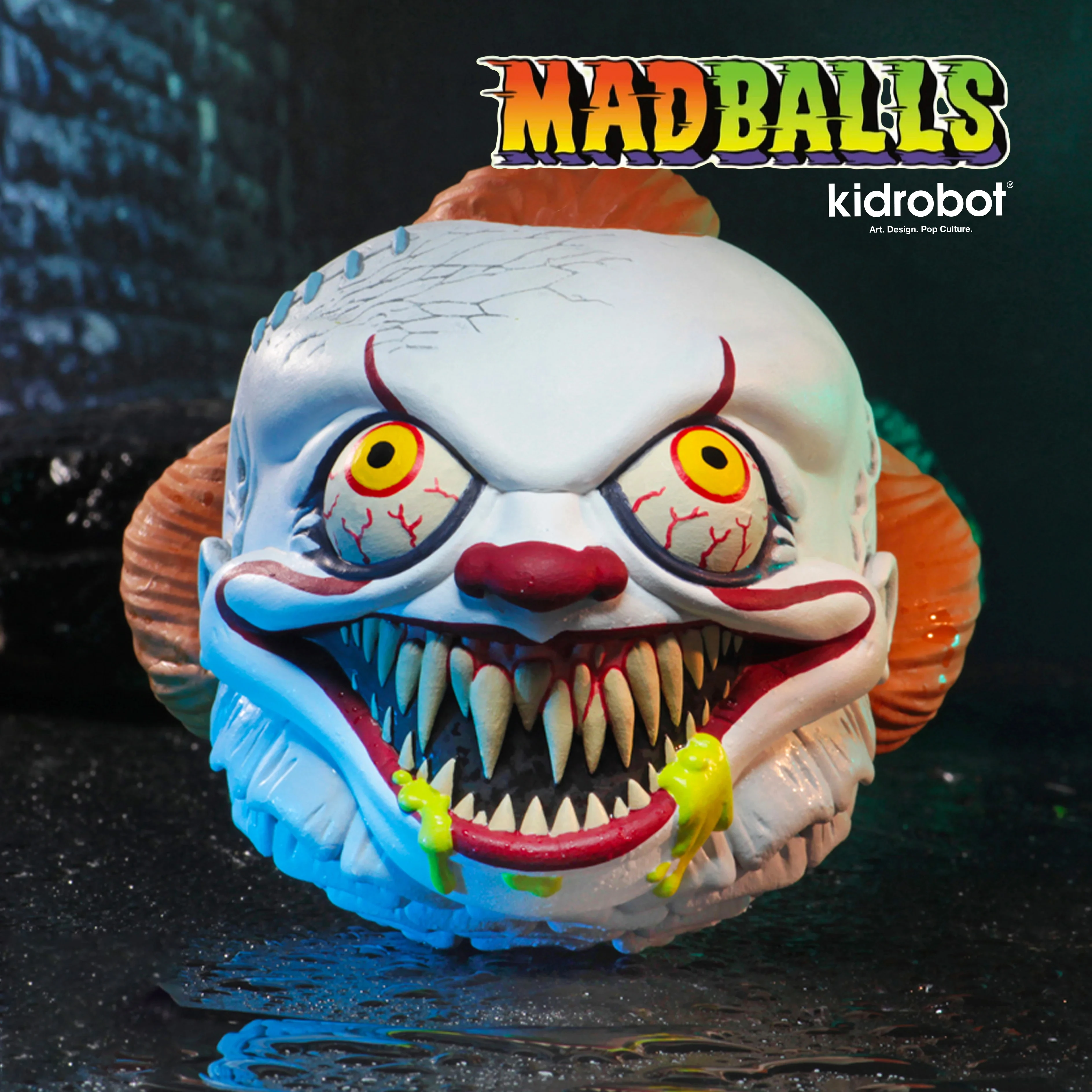 Madballs Kidrobot Pennywise Pinhead Chucky Horroballs Personaje de película Juguete Modelo Regalos navideños Juguetes sorpresa Pequeño regalo para niño