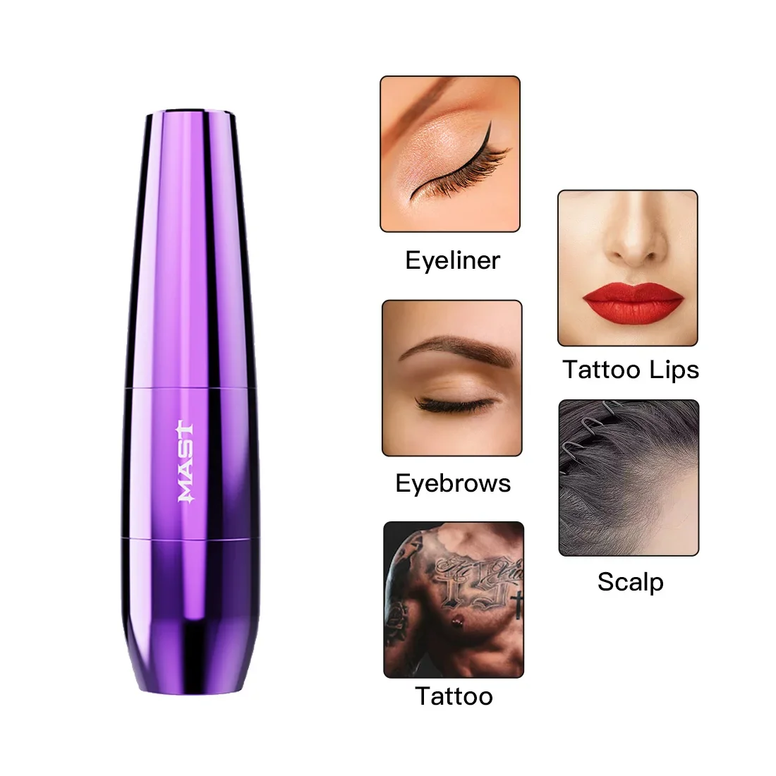 Tattoo Supplies Tattoo Pen Tattoo Motor New Design Mast Tattoo P15 Short Tattoo Rotary Pen Makeup Permanent with Coreless Powerful Motor RCA Machine Pen Supply