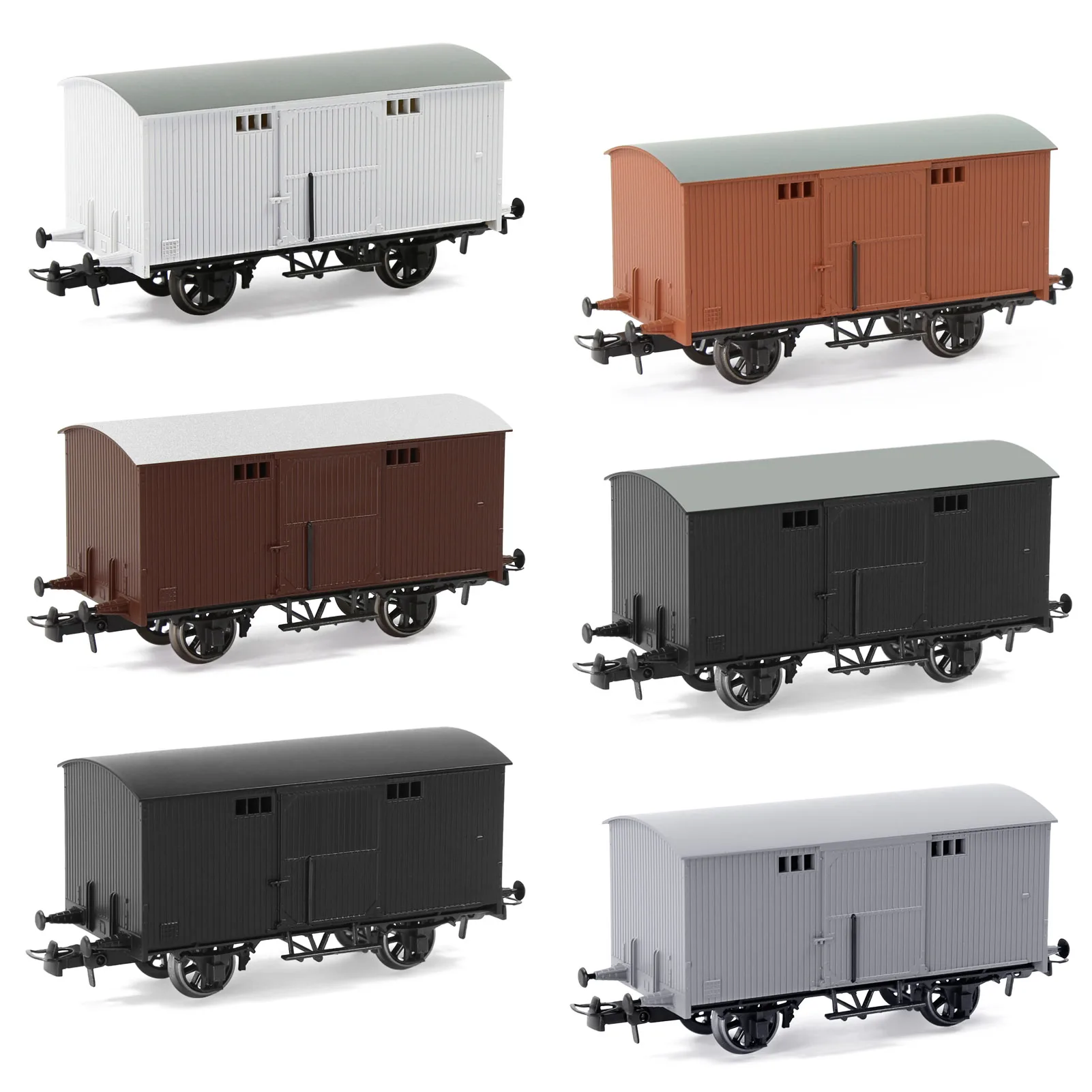 Evemodel 12 pezzi modello di treni scala HO 1:87 gancio