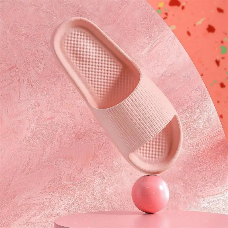Sandals Slippers Flip Flops Fashion Men Women Anti Slip Wear Resistant EVA Thick Sole Comfortable Home Bathroom