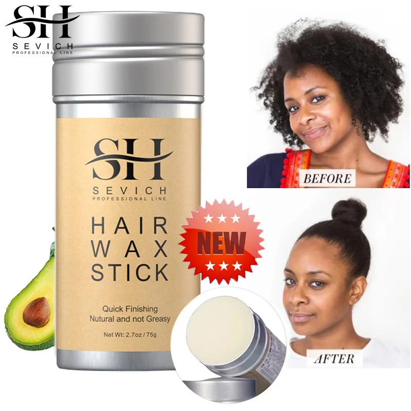 75g/15g Broken Hair Artifact Hair Wax Stick Gel Cream Styling Hair Frizz Fixed Fluffy Children Men Women Styling Wax Comb Kit 5