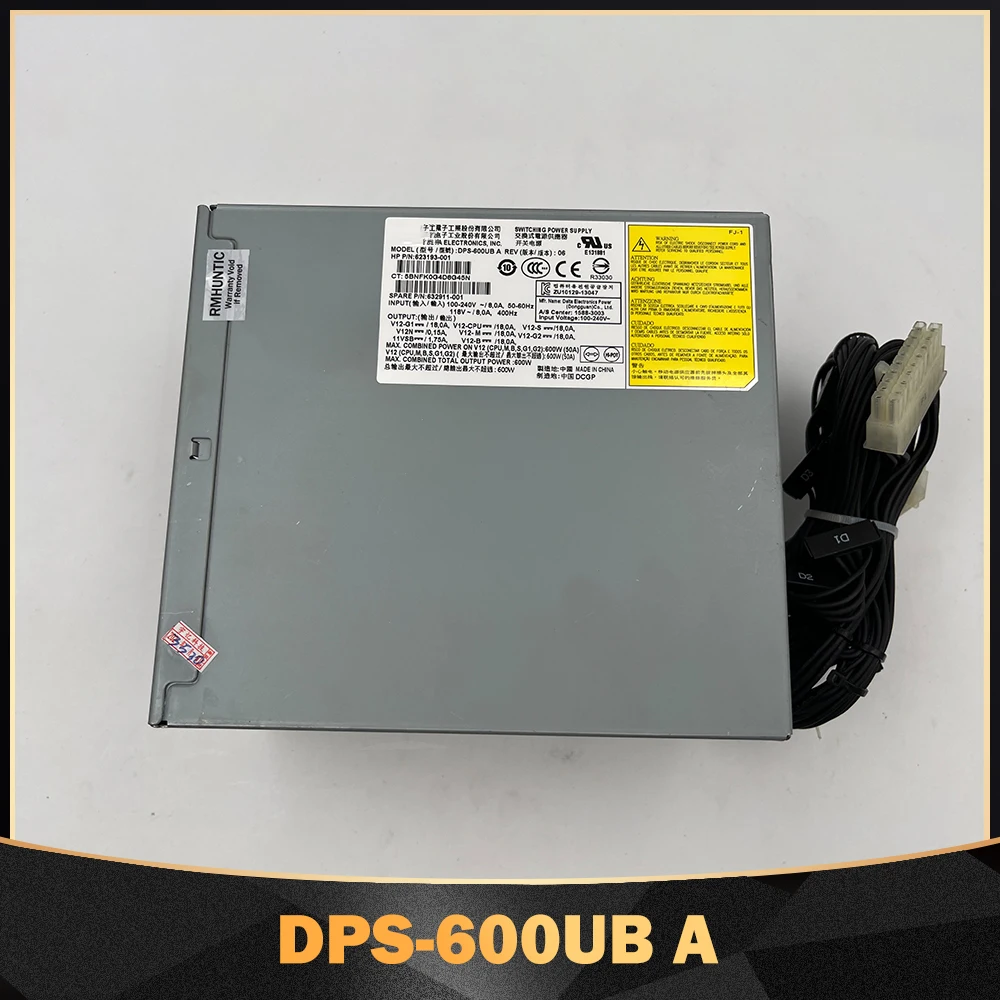 

600W 623193-001 632911-001 623193-003 632911-003 For HP Z420 Server Power Supply DPS-600UB A