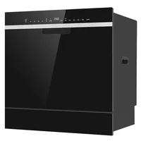 110~220V Built-In Kitchen Dishwasher Stainless Steel Countertop Automatic Drawer Smart Home Use Dishwasher For Hotels 2