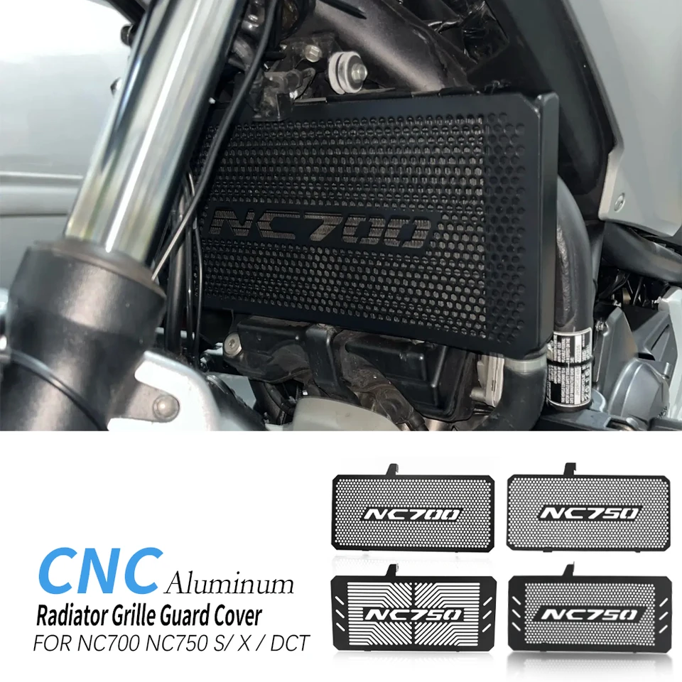 For NX500 2024 Alumnum Radator Guard Protector Grlle Cover , Black