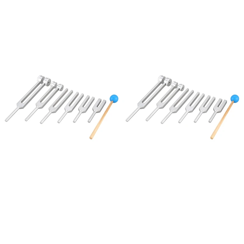 

30Pcs Aluminum 128Hz-4096Hz Tuning Fork Kit Healing Sound Vibration