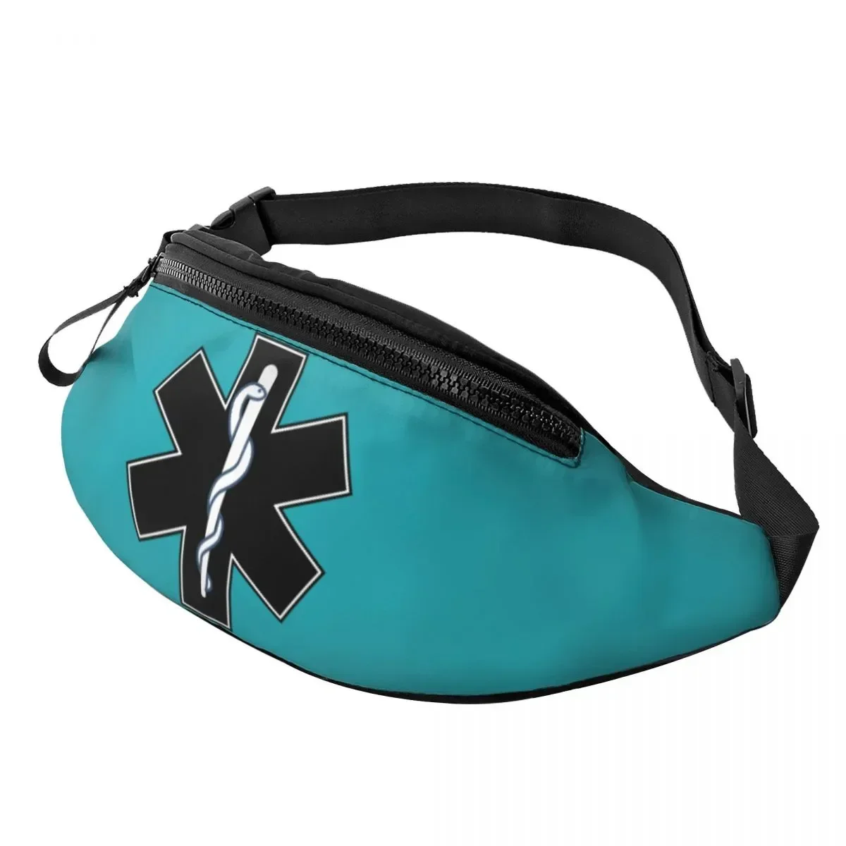 

Paramedic Star Of Life Fanny Bag Custom Emt Emergency Medical Symbol Crossbody Waist Pack Women Men Traveling Phone Money Pouch