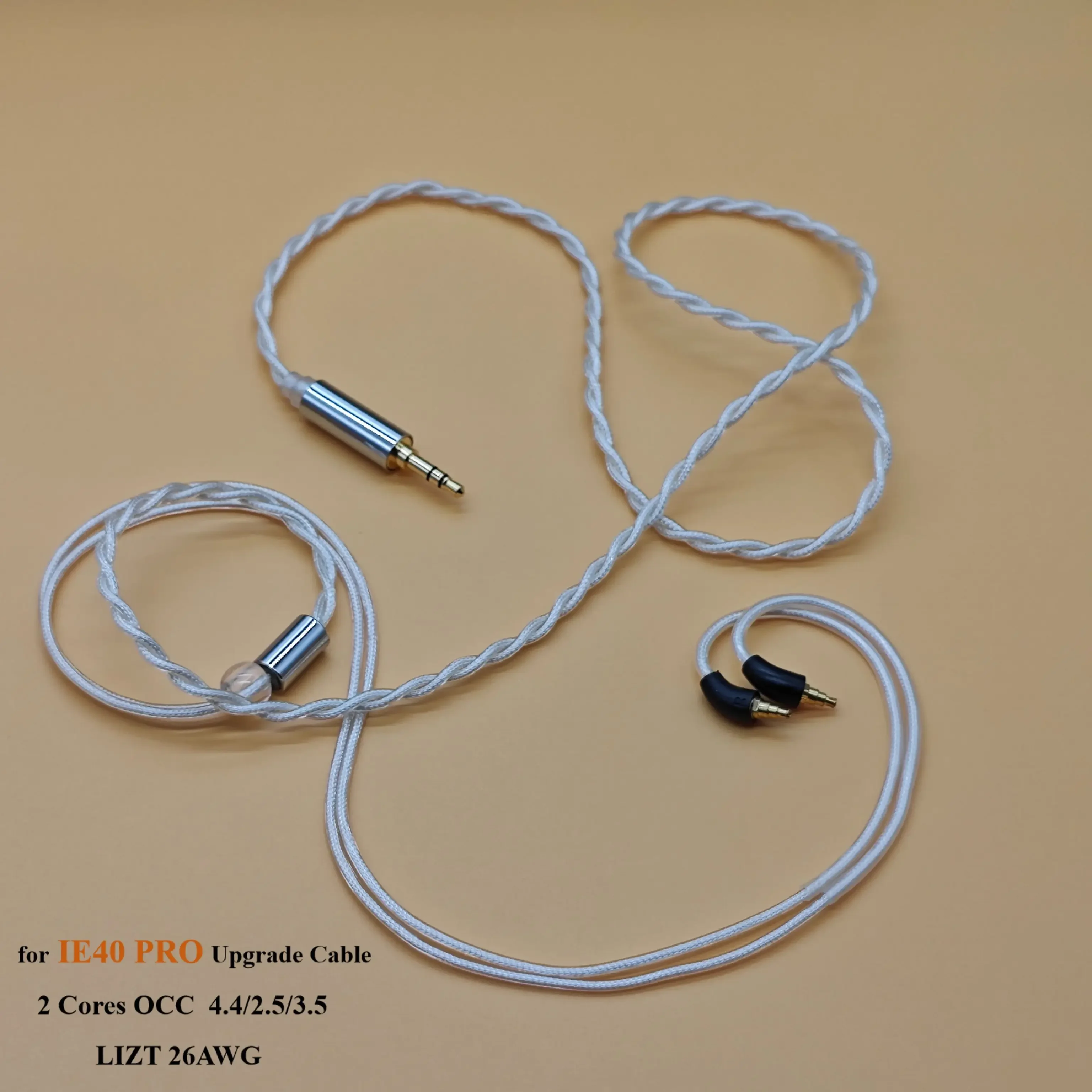 

Silver Plated Earphones, 4.4mm, IE40pro, IE40 Cable, 2 Core, 2.5mm, 3.5mm, Upgrade Balance