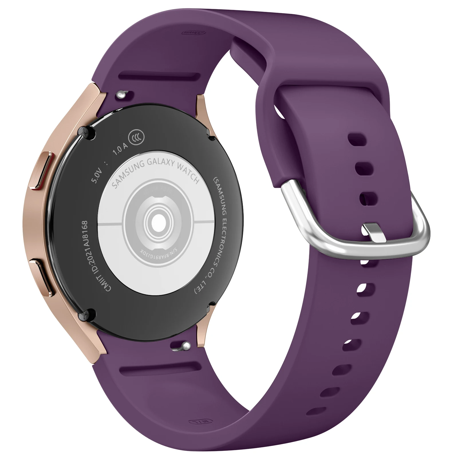 Seamless 20mm Silicone Watch Band – Universal Design