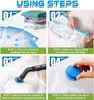 Jumbo Vacuum Storage Bags Space Saver Compression for Comforters and Blankets, Sealer Clothes 5
